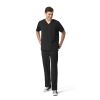 Pantaloni uniforma medicala, WonderWink Aero, 5429-BLAC 