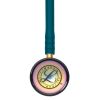 Stetoscop 3M Littmann Classic II Pediatric Albastru Caraibe capsula curcubeu 2153 - capsula vedere frontala