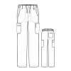 Pantaloni uniforma medicala, WonderWink PRO, 5619-HUNT