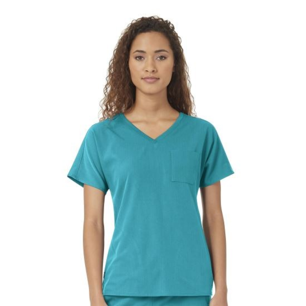 Bluza uniforma medicala, WonderWink Aero, 6329-TEAL