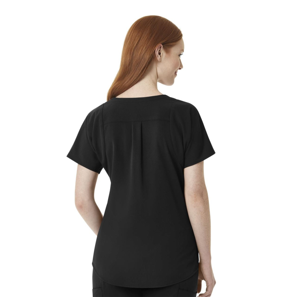 Bluza uniforma medicala, WonderWink Aero, 6329-BLAC