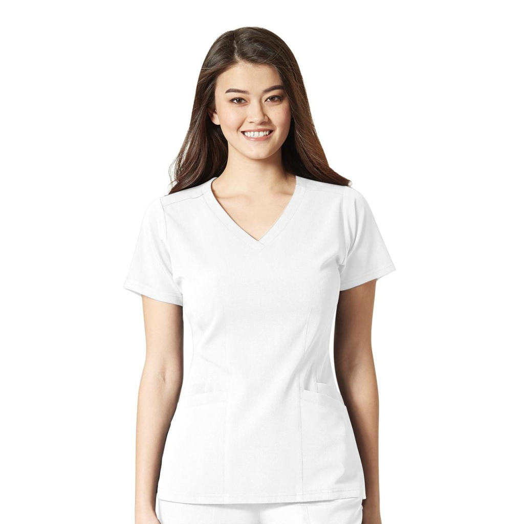 Bluza uniforma medicala, WonderWink Aero, 6129 - WHIT Alb S