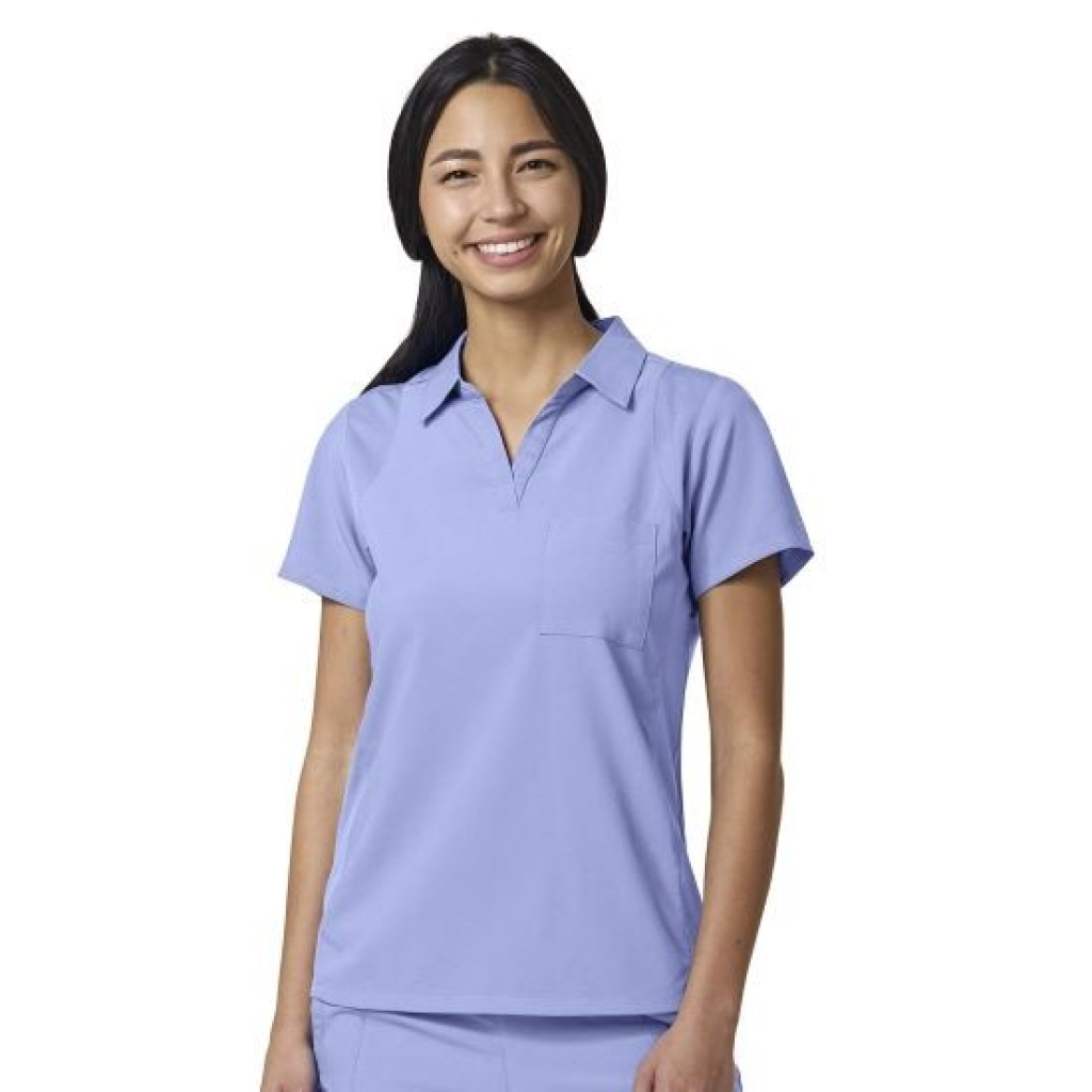 Bluza uniforma medicala cu guler, W123, 6955-CEIL