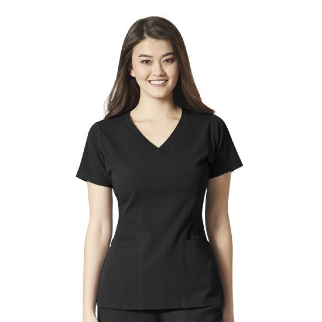 Bluza uniforma medicala, WonderWink Aero, 6129-BLAC 4XL