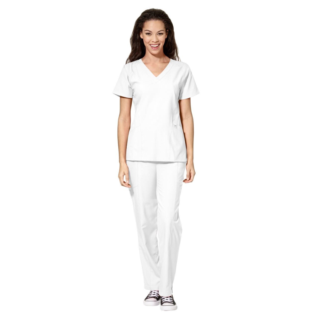 Pantaloni uniforma medicala, W123, 5155-WHIT