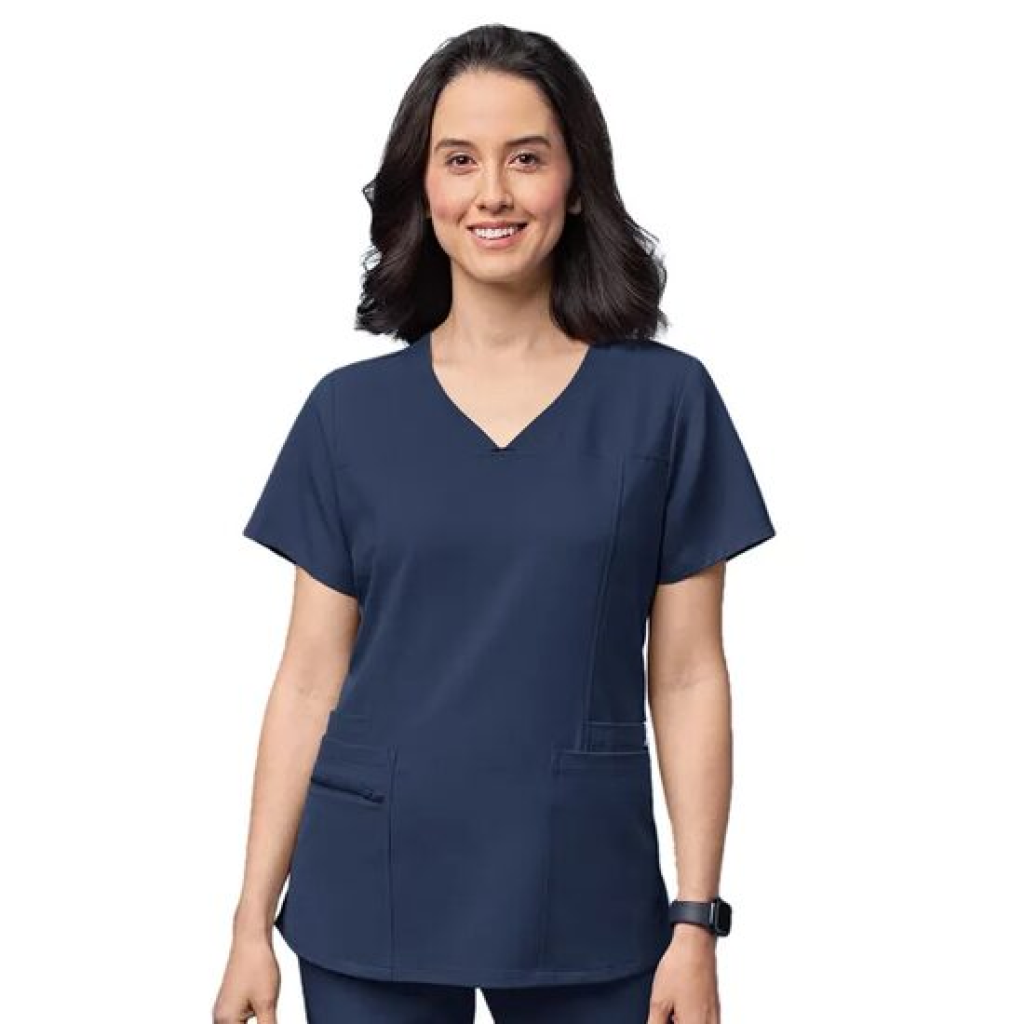 Bluza uniforma medicala, WonderWink Thrive, 6322-NAVY
