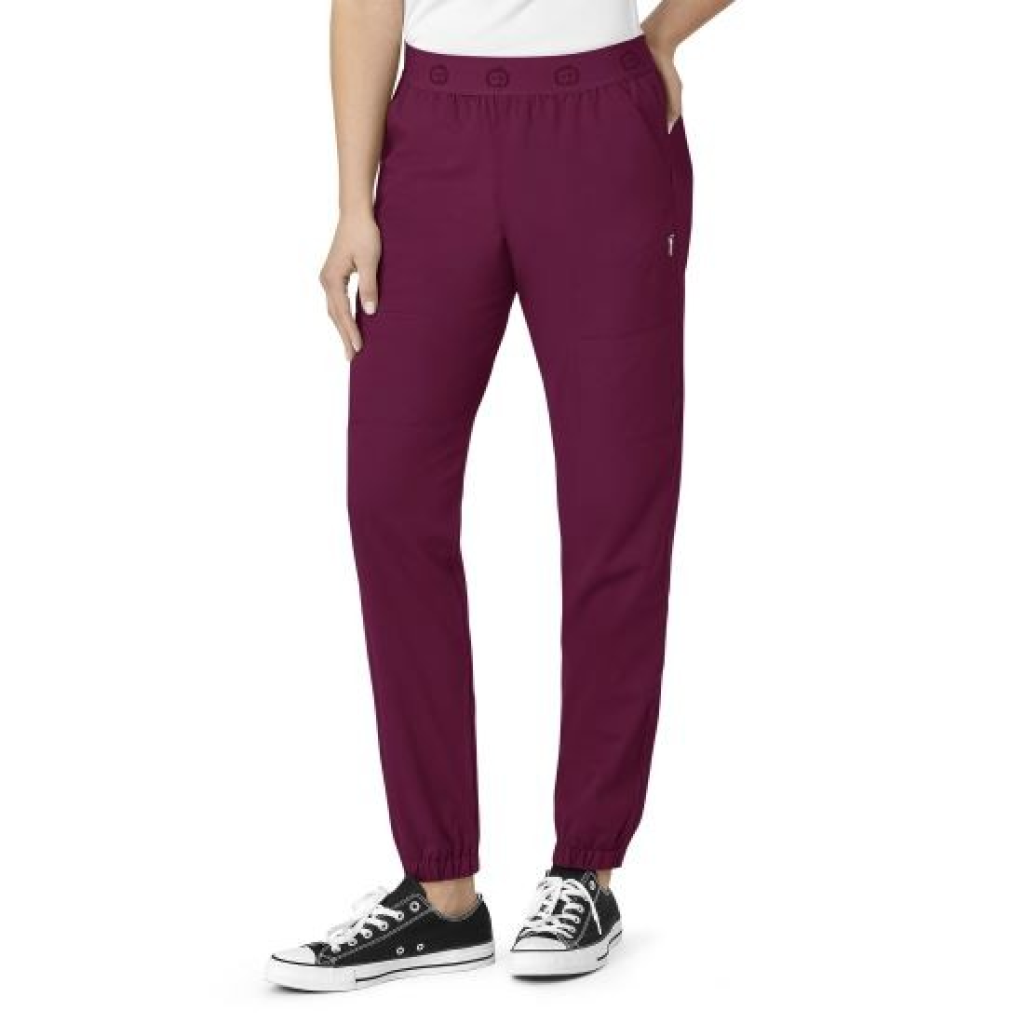 Pantaloni uniforma medicala, WonderWink PRO, 5719-WINE