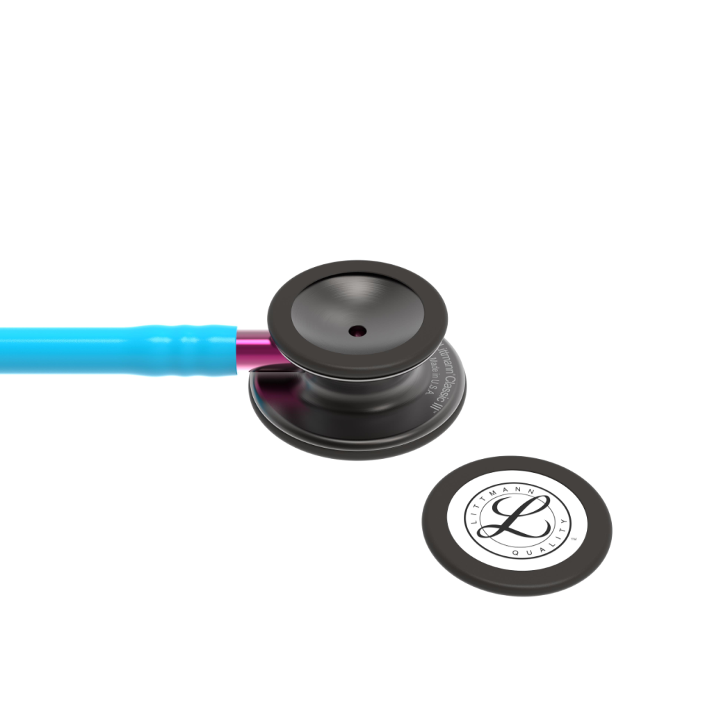 Stetoscop 3M Littmann Classic III Turcoaz cu capsula fumurie 5872 - capsula + diafragma