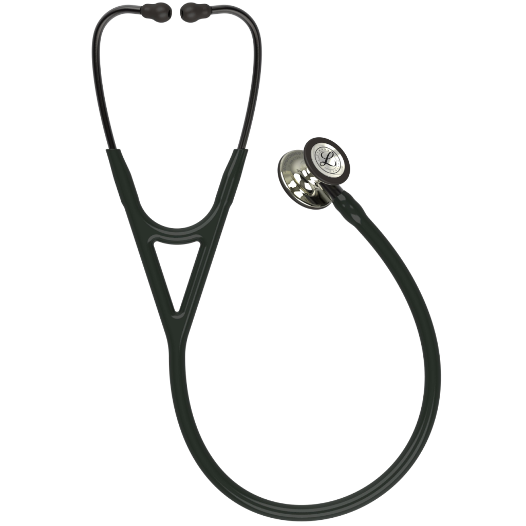 Stetoscop 3M Littmann Cardiology IV Negru, capsula sampanie 6179 privire de ansamblu