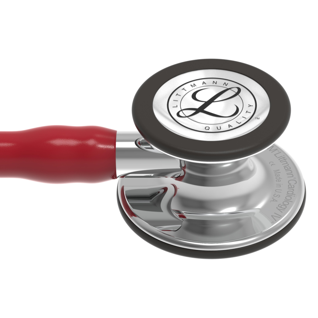 Stetoscop 3M Littmann Cardiology IV Rosu burgund, capsula luciu oglinda 6170 - capsula 