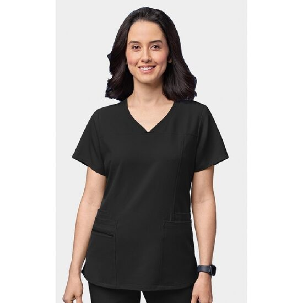 Bluza uniforma medicala, WonderWink Thrive, 6322-BLAC