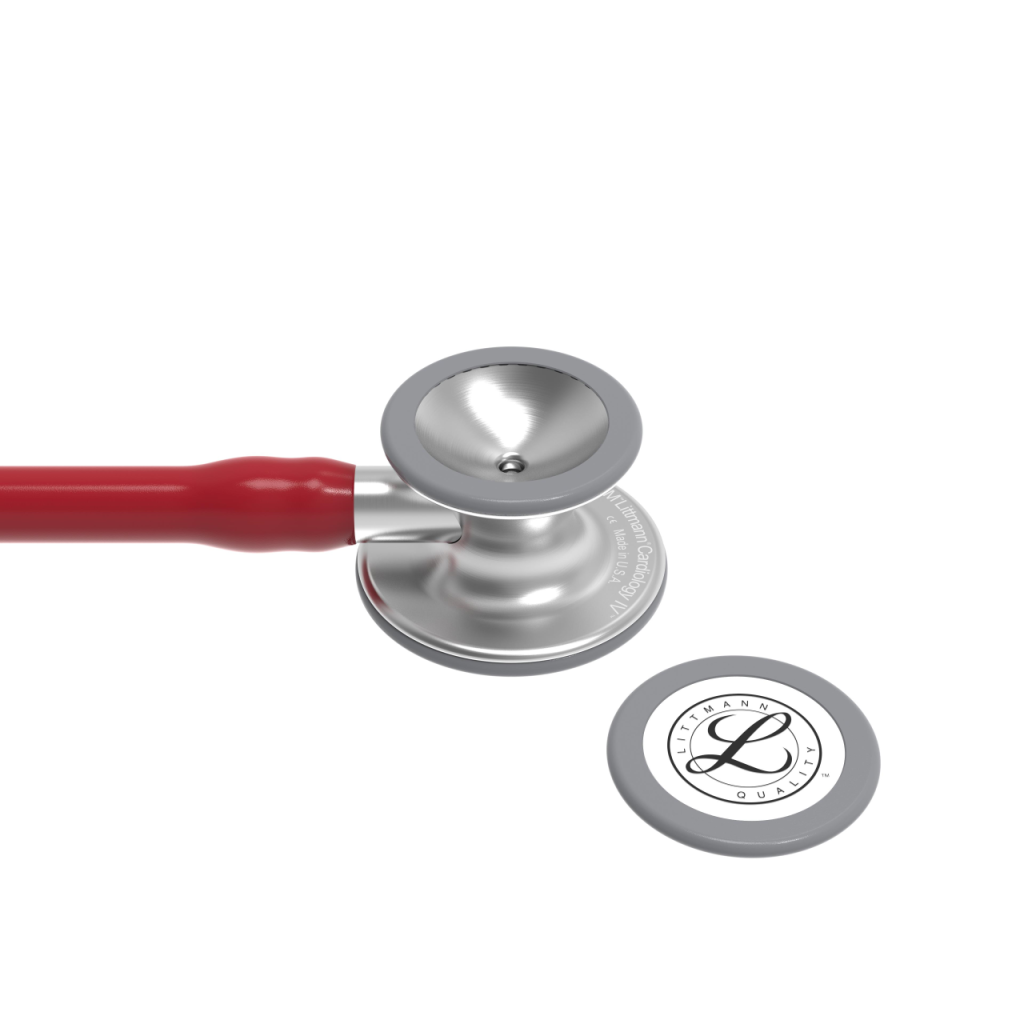 Stetoscop 3M Littmann Cardiology IV Rosu Burgundia 6184 - capsula + diafragma