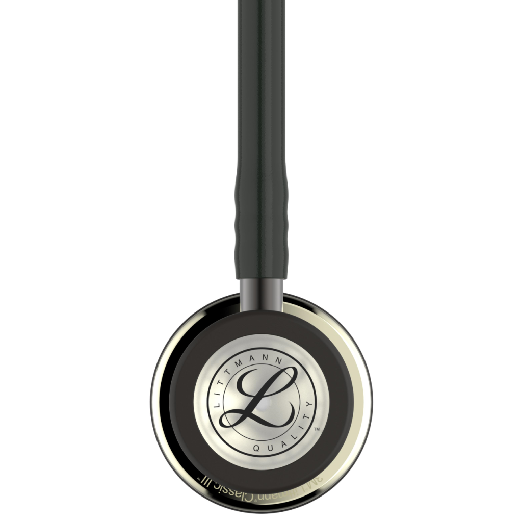 Stetoscop 3M Littmann Classic III Negru cu capsula sampanie 5861 - capsula vedere frontala