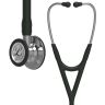Pachet cardio - Stetoscop Littmann Cardiology IV Negru 6152 + Borseta stetoscop Cardio Plum