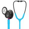 Pachet student - Stetoscop Littmann Classic III Turcoaz cu capsula fumurie 5872 + Borseta Albastru perlat